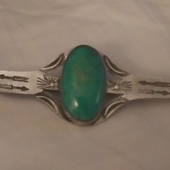 Navajo Turquoise Broach - Picture 3 of 5